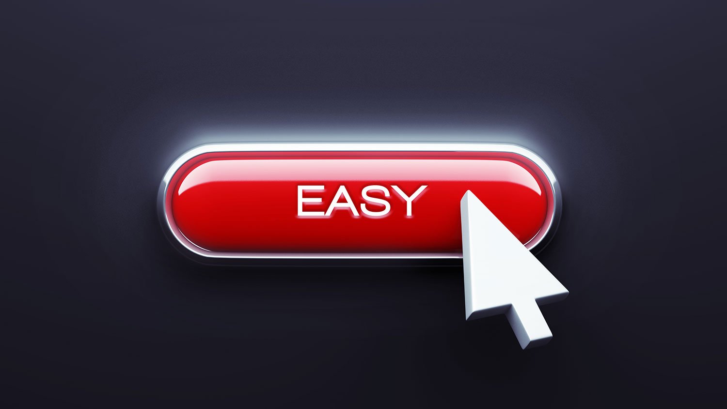 Mouse-pointer-clicking-on-an-easy-button