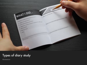 UX diary study